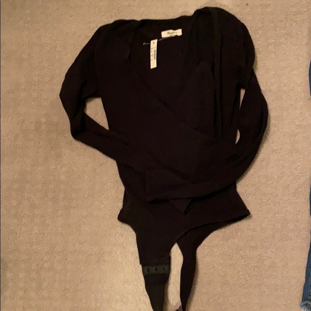 Madewell black bodysuit